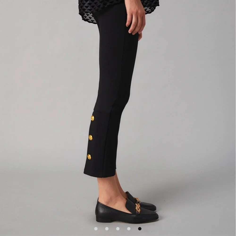 Chic Black Textured Blouse and Pants Set‎